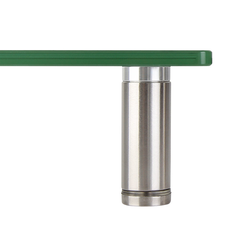 LogiLink BP0060 Flachbildschirm-Tischhalterung Tisch/Bank Edelstahl, Transparent