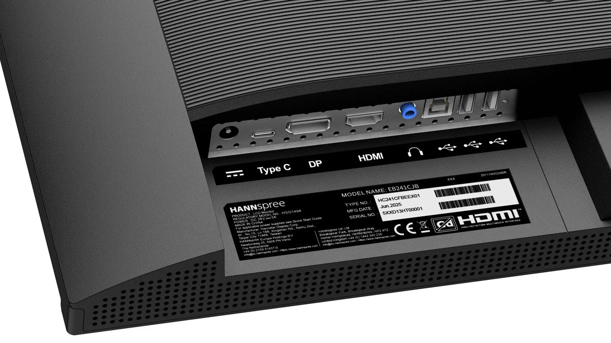 Hannspree Hybri Monitor EB241CJB Computerbildschirm 60,5 cm (23.8") 1920 x 1080 Pixel Full HD LCD Schwarz