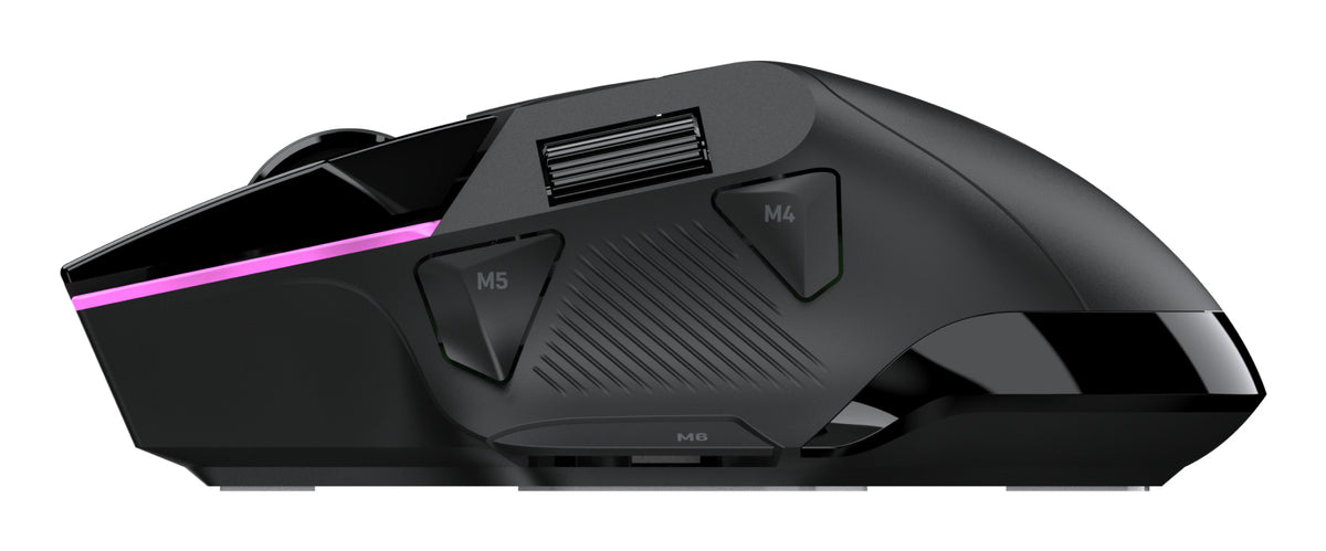 Turtle Beach Command Series MC5 Wireless Gaming-Maus - 8K-Abrufrate, optischer Owl-Eye-Sensor mit 30.000 DPI, 4D-Scrollrad, Titan Optical Switches, RGB-Beleuchtung, bis zu 35-Stunden-Akku
