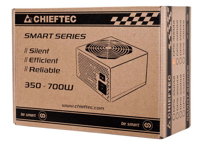 Chieftec Smart GPS-500A8 Netzteil 500 W 20+4 pin ATX ATX Schwarz
