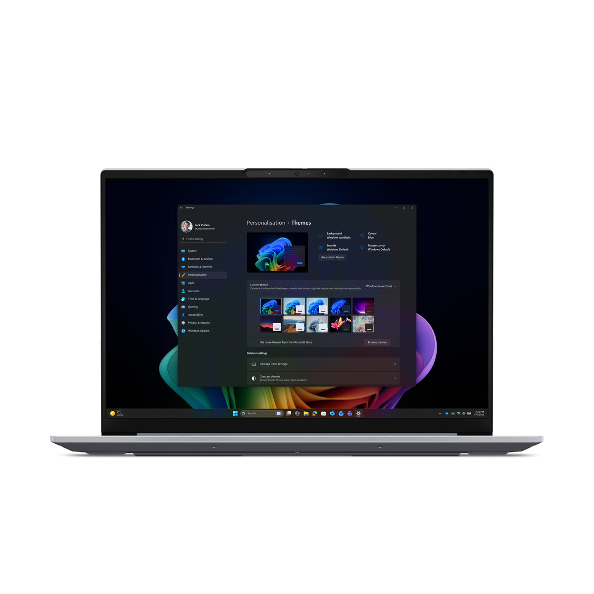 Lenovo ThinkBook 16 G9 IPL Copilot+ PC Intel Core Ultra 7 355 Laptop 40,6 cm (16") WUXGA 16 GB DDR5-SDRAM 512 GB SSD Wi-Fi 7 (802.11be) Windows 11 Pro Schweiz Grau