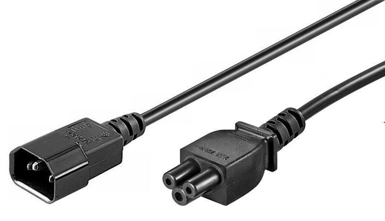 Microconnect PE080610 Stromkabel Schwarz 1 m C14-Koppler C5-Koppler