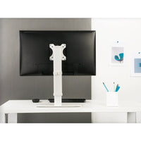 Techly ICA-LCD 260 Flachbildschirm-Tischhalterung 68,6 cm (27") Tisch/Bank Weiß