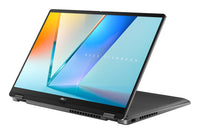 ASUS Vivobook 14 Flip TP3407AA-SG035W Copilot+ PC Intel Core Ultra 7 355 Hybrid (2-in-1) 35,6 cm (14") Touchscreen WUXGA 16 GB LPDDR5x-SDRAM 512 GB SSD Wi-Fi 7 (802.11be) Windows 11 Pro Grau