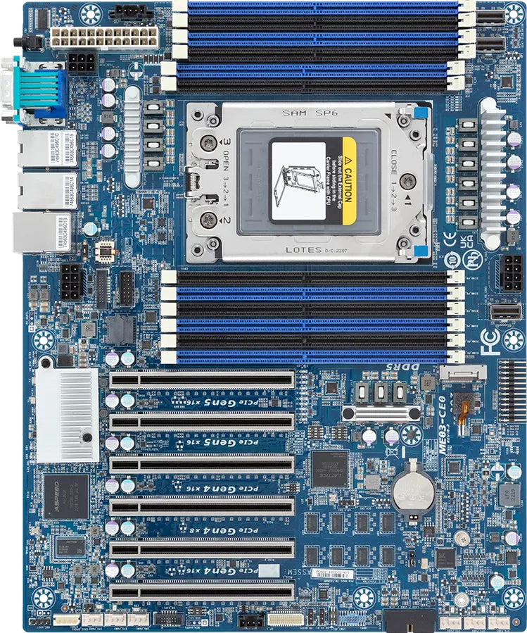 GIGABYTE ME03-CE0 Rev. 1.x AMD SoC Socket SP6 ATX