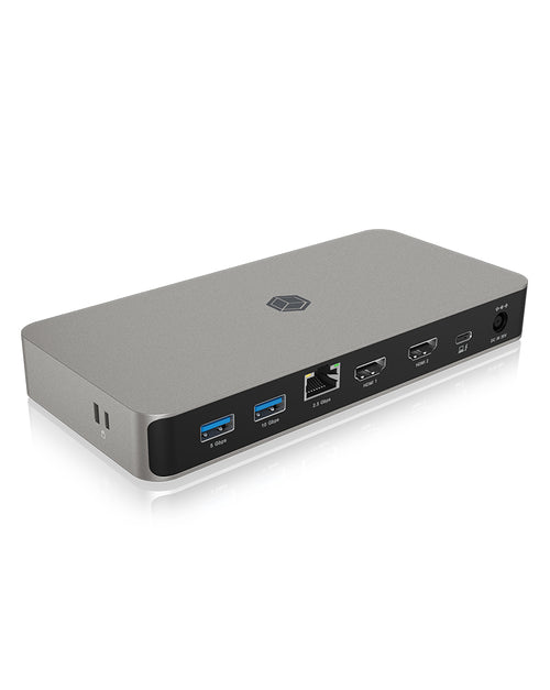 ICY BOX IB-DK2880-C41, DockingStation USB4® Type-C® auf 2x HDMI® 2.1, 2,5 Gigabit LAN, 3x USB 3.2 Gen 2 Type-A, 1x Audiokombo