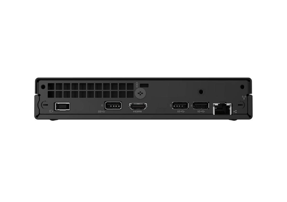Lenovo ThinkSmart Tiny Kit Intel® Core™ i3 i3-13100T 16 GB DDR4-SDRAM 256 GB SSD Windows 11 IoT Enterprise Mini PC Mini-PC Schwarz