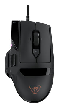 Turtle Beach Command Series MC3 Wired Gaming-Maus - optischer Owl-Eye-Sensor mit 30.000 DPI, 4D-Scrollrad, 1.000-Hz-Abtastrate, Titan Optical Switches, RGB-Beleuchtung