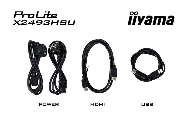 iiyama ProLite X2493HSU-B1 Computerbildschirm 60,5 cm (23.8") 1920 x 1080 Pixel Full HD LED Schwarz