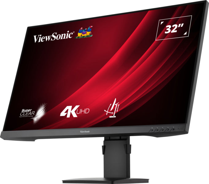 Viewsonic VG3208-4K Computerbildschirm 81,3 cm (32") 3840 x 2160 Pixel 4K Ultra HD LED Schwarz