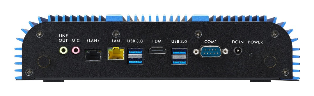 Shuttle BPCAL02-i3XA industrial Box-PC, Core i3-1215U , 8GB RAM, 128GB M.2 SSD, 2x LAN, 3x COM, 1xHDMI,1xVGA, 8x USB, DC input 9-36V, lüfterlos, 24/7 Dauerbetrieb