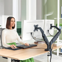 Leitz 65370089 Flachbildschirm-Tischhalterung 81,3 cm (32") Tisch/Bank Grau