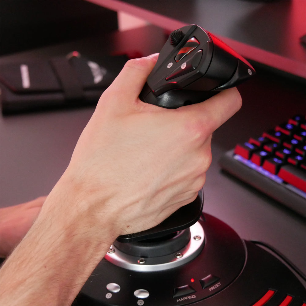 Thrustmaster T.Flight Hotas X Schwarz USB Flugsimulation PC