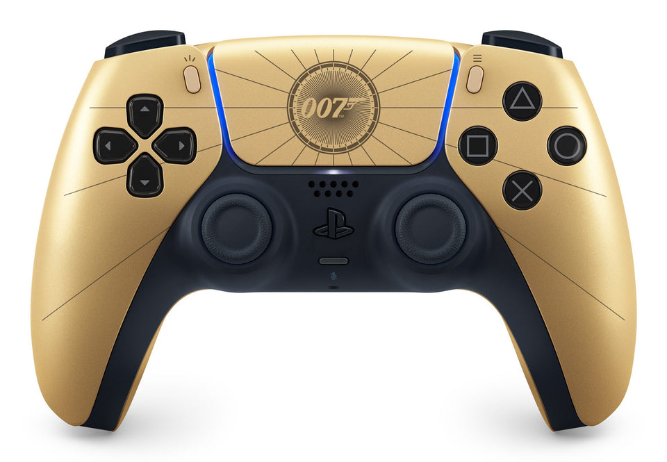 Sony Interactive Entertainment DualSense Wireless Controller – 007 First Light Limited Edition Black, Gold Bluetooth/USB Gamepad Analog / Digital PlayStation 5, Android, MAC, PC, iOS
