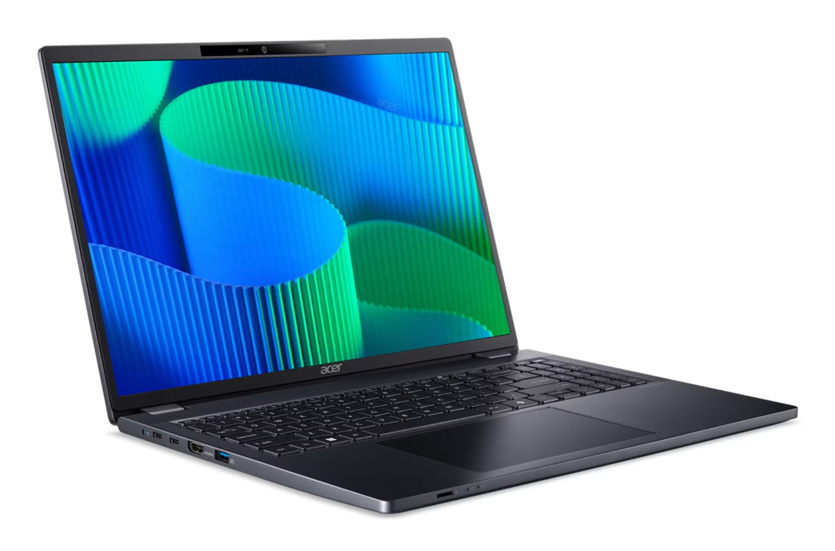 Acer TravelMate P4 TMP416-53-TCO-59MM Intel Core Ultra 5 125U Laptop 40,6 cm (16") WUXGA 16 GB DDR5-SDRAM 512 GB SSD Wi-Fi 6 (802.11ax) Windows 11 Pro Blau