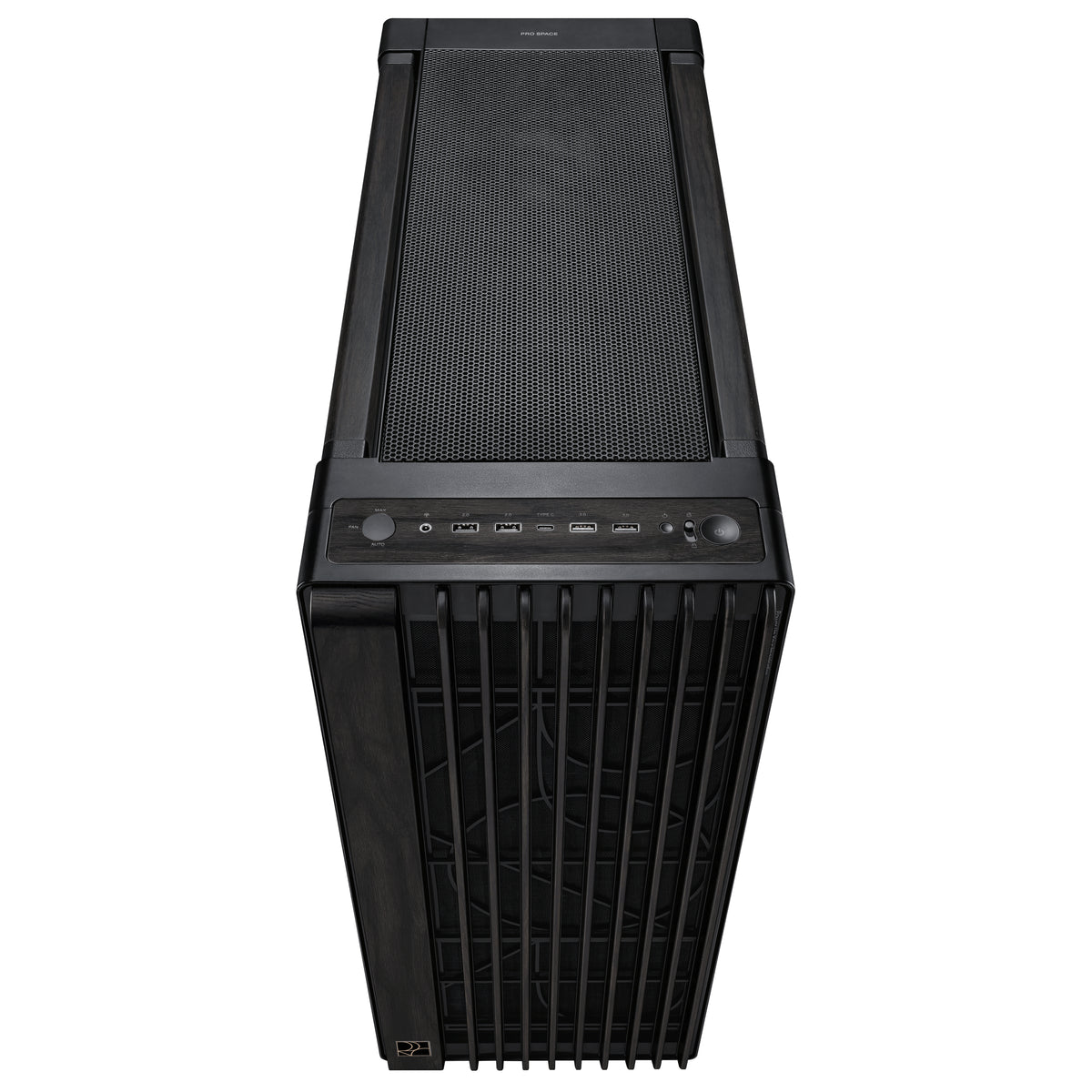 ASUS ProArt PA602 Wood Edition – Metal Panel Midi Tower Schwarz
