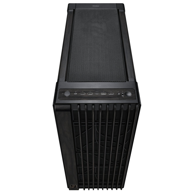 ASUS ProArt PA602 Wood Edition – Metal Panel Midi Tower Schwarz