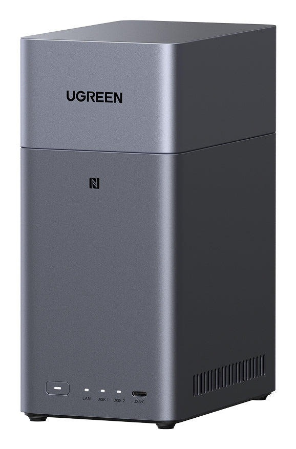 Ugreen DH2300 NAS Mini Tower 4 GB Grau