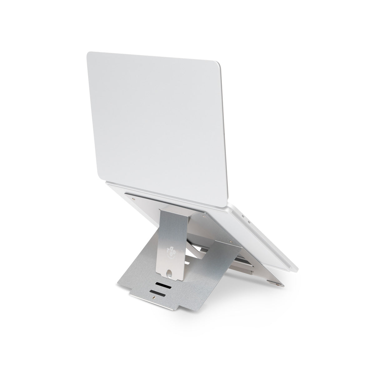 R-Go Tools Laptopständer R-Go Riser Flexible, ergonomisch faltbarer und einstellbarer Laptopständer, Silber