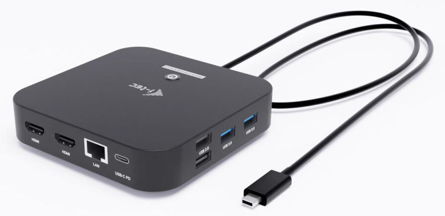 i-tec Docking station USB-C Dual HDMI con Power Delivery 100 W