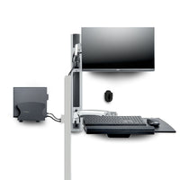 StarTech.com Workstation Wandhalterung, VESA-Halterung für 32" Monitor (10kg), Schwenkbare Monitorhalterung mit Tastaturarm