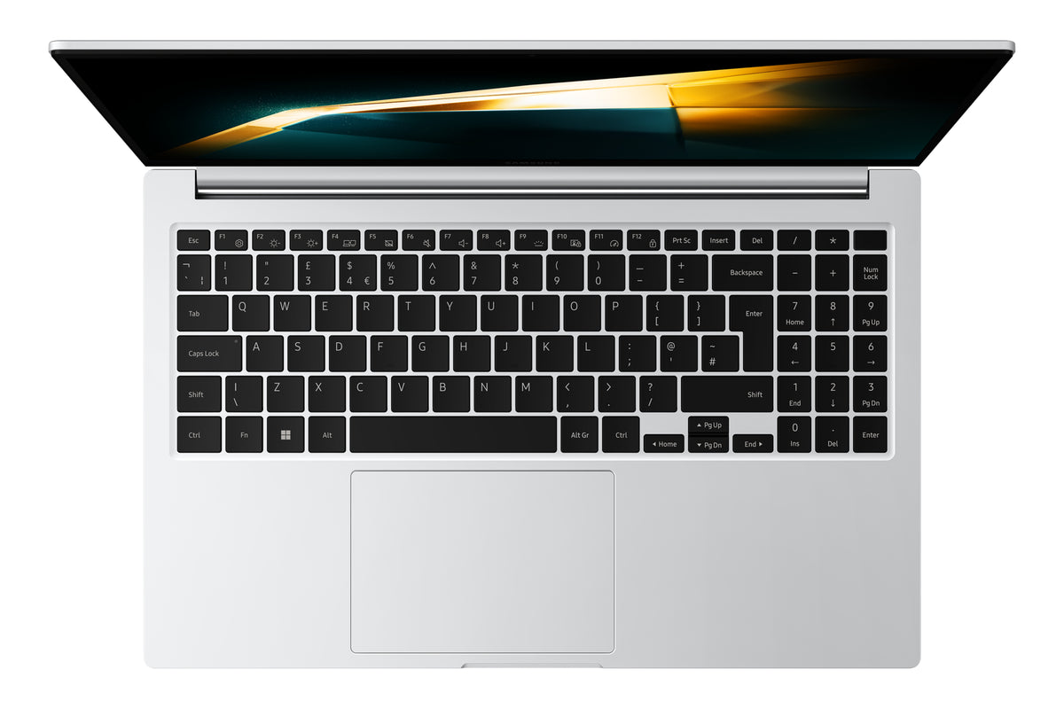 Samsung Galaxy Book4 NP754XGK-KS2FR laptop Intel Core 7 150U 39,6 cm (15.6") Full HD 16 GB LPDDR4x-SDRAM 512 GB SSD Wi-Fi 6 (802.11ax) Windows 11 Pro Französisch Silber