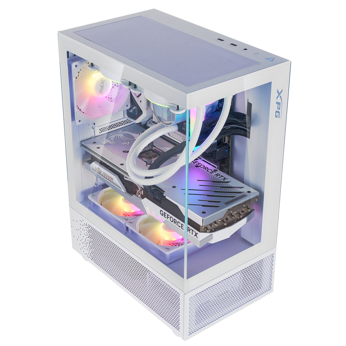 XPG INVADER X MINI KOMPAKTES MID-TOWER-GEHÄUSE Weiß