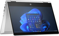 HP Pro x360 435 G10 AMD Ryzen™ 5 7530U Hybrid (2-in-1) 33,8 cm (13.3") Touchscreen Full HD 16 GB DDR4-SDRAM 256 GB SSD Wi-Fi 6E (802.11ax) Windows 11 Pro Silber
