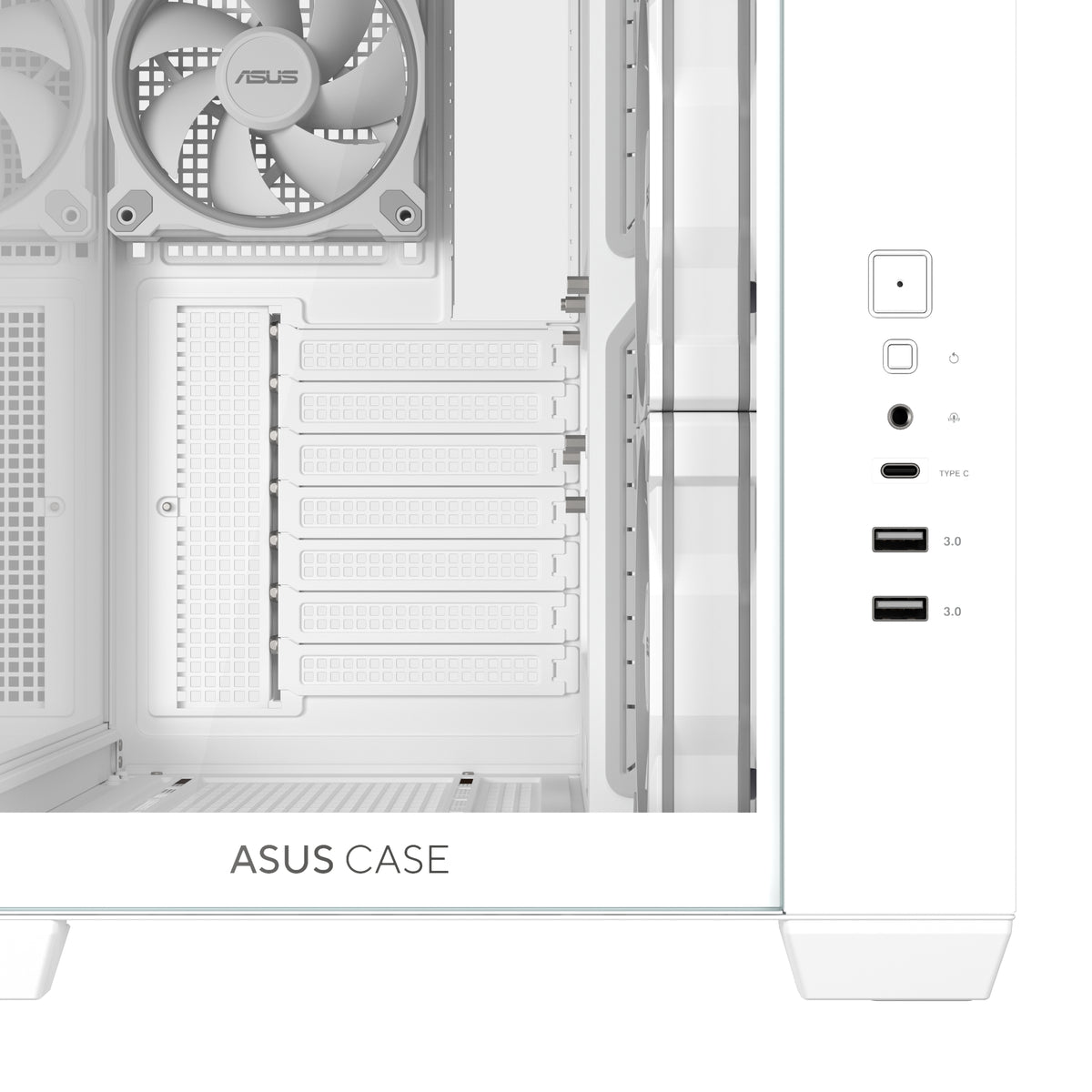 ASUS A32 Plus TG ARGB White Midi Tower Weiß