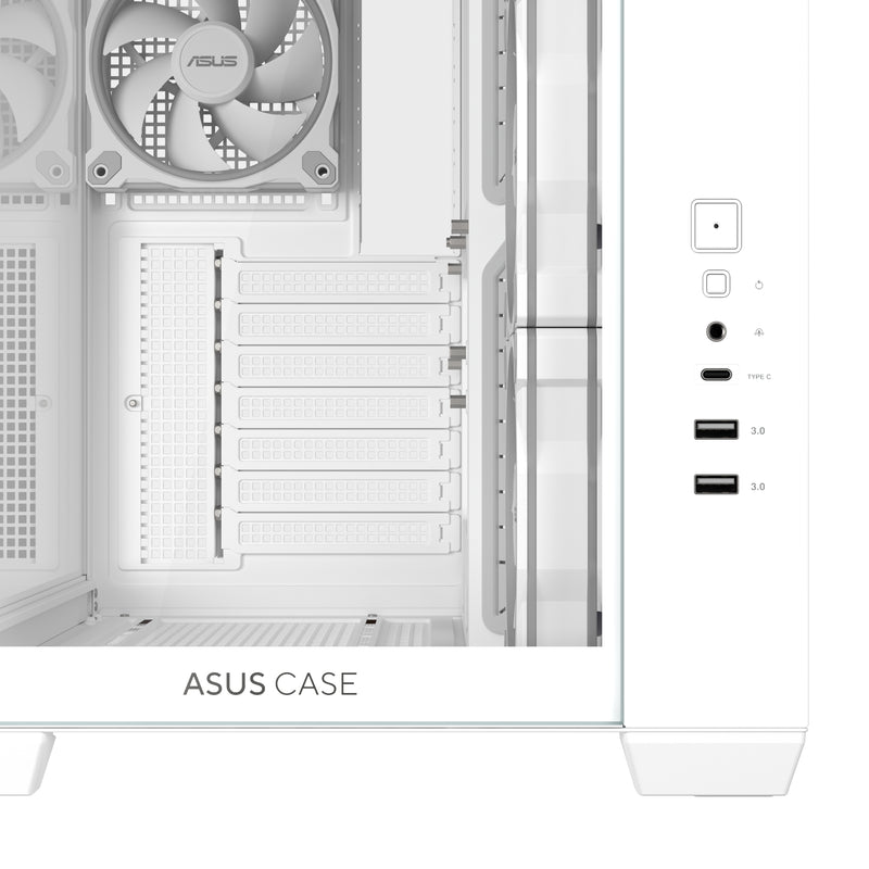 ASUS A32 Plus TG ARGB White Midi Tower Weiß