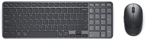 DELL Pro 7 KM746 Tastatur Maus enthalten Universal RF Wireless + Bluetooth QWERTY US International Graphit