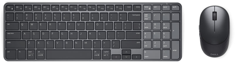 DELL Pro 7 KM746 Tastatur Maus enthalten Universal RF Wireless + Bluetooth QWERTY UK Englisch Graphit