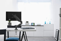 Manhattan 462495 Flachbildschirm-Tischhalterung 81,3 cm (32") Tisch/Bank Schwarz