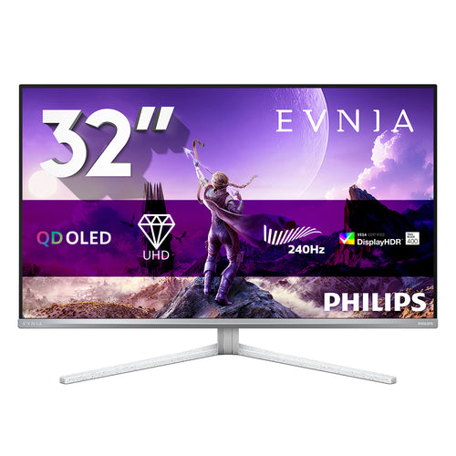Philips Evnia 8000 32M2N8900/00 Computerbildschirm 80 cm (31.5") 3840 x 2160 Pixel 4K Ultra HD QD-OLED Weiß