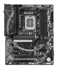 GIGABYTE Z790 EAGLE AX Motherboard - Unterstützt Intel Core 14. Generation CPUs, 12+1+1 Phasen Digital VRM, bis zu 7600MHz DDR5 (OC), 3xPCIe 4.0 M.2, Wi-Fi 6E, 2.5GbE LAN, USB 3.2 Gen 2