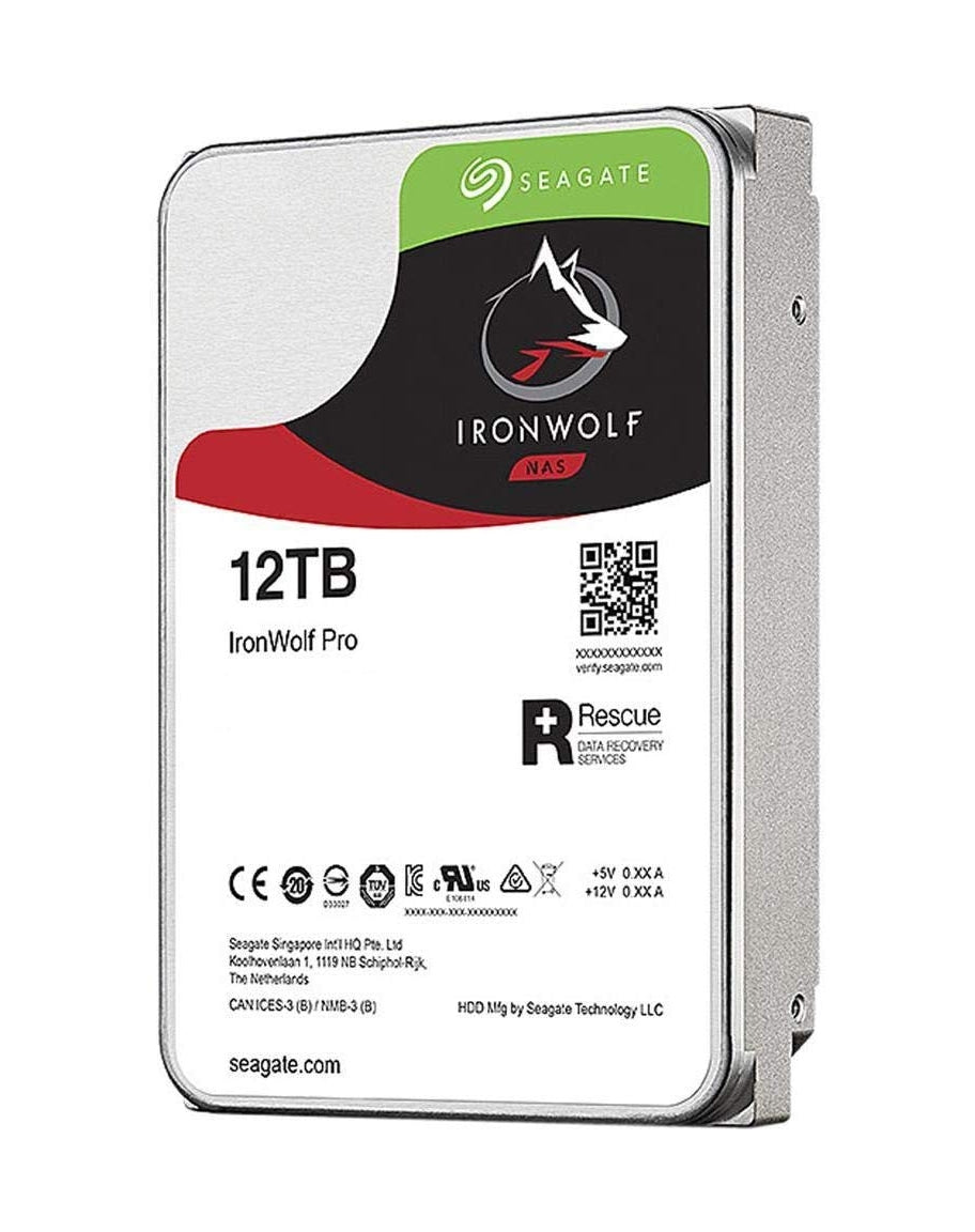 Seagate IronWolf Pro ST12000NEA008 Interne Festplatte 12 TB 7200 RPM 256 MB 3.5" Serial ATA III