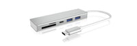 ICY BOX IB-HUB1413-CR USB 3.2 Gen 1 (3.1 Gen 1) Type-C Silber