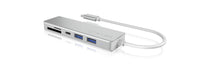 ICY BOX IB-HUB1413-CR USB 3.2 Gen 1 (3.1 Gen 1) Type-C Silber