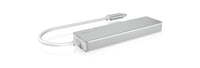 ICY BOX IB-HUB1413-CR USB 3.2 Gen 1 (3.1 Gen 1) Type-C Silber