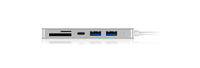 ICY BOX IB-HUB1413-CR USB 3.2 Gen 1 (3.1 Gen 1) Type-C Silber
