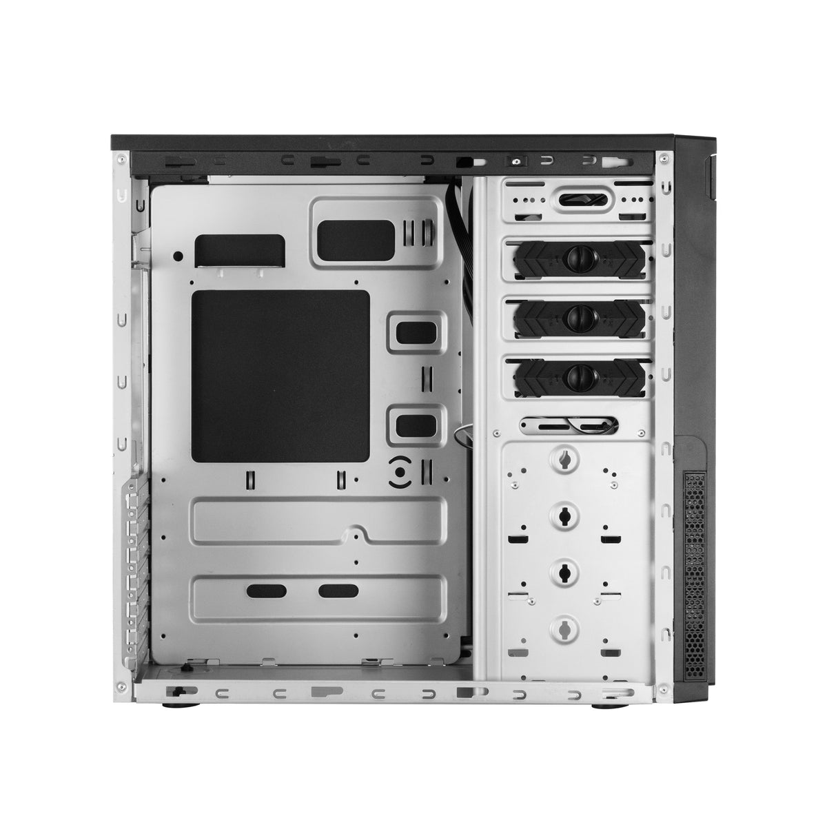 Chieftec HC-10B-OP Computer-Gehäuse Mini Tower Schwarz