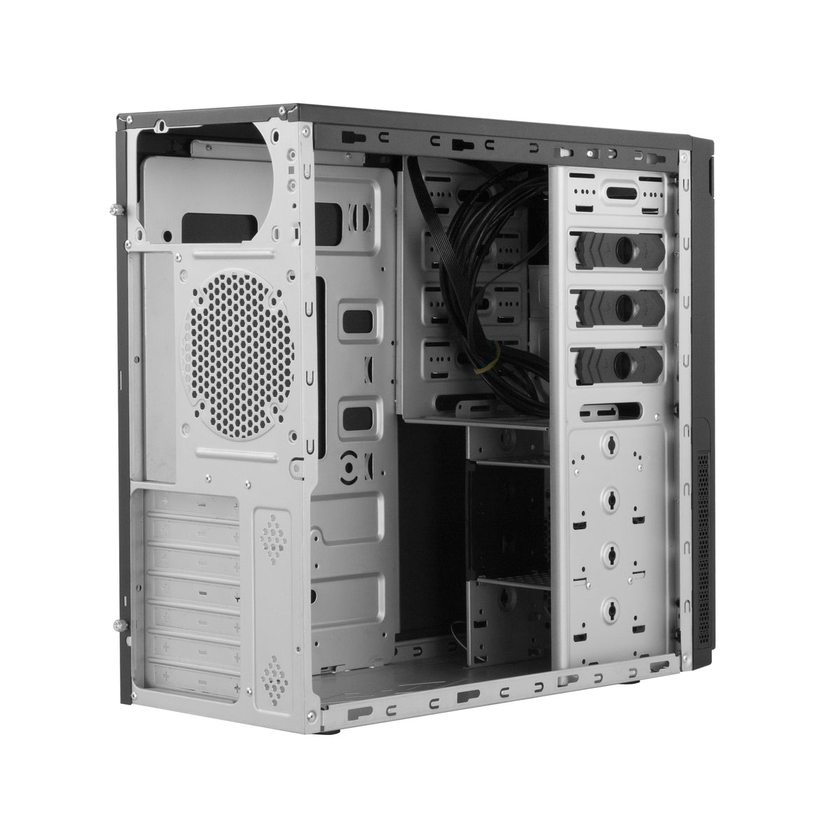 Chieftec HC-10B-OP Computer-Gehäuse Mini Tower Schwarz
