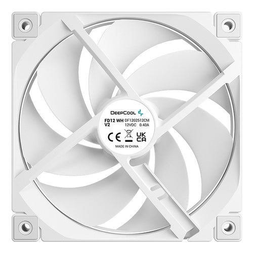 K COOLER DeepCool FD12 V2 120mm PWM Gehäuselüfter white