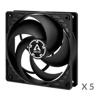 Arctic Lüfter P12 120mm PWM regulated (Black) 5-Pack – Ansicht 8