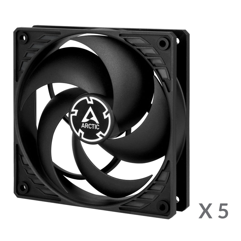Arctic Lüfter P12 120mm PWM regulated (Black) 5-Pack – Ansicht 8