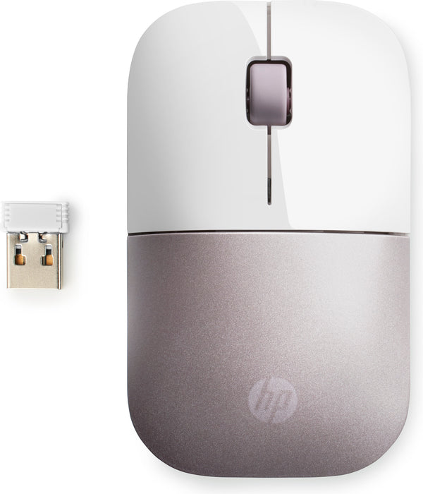Souris sans fil HP Z3700 – blanc/rose