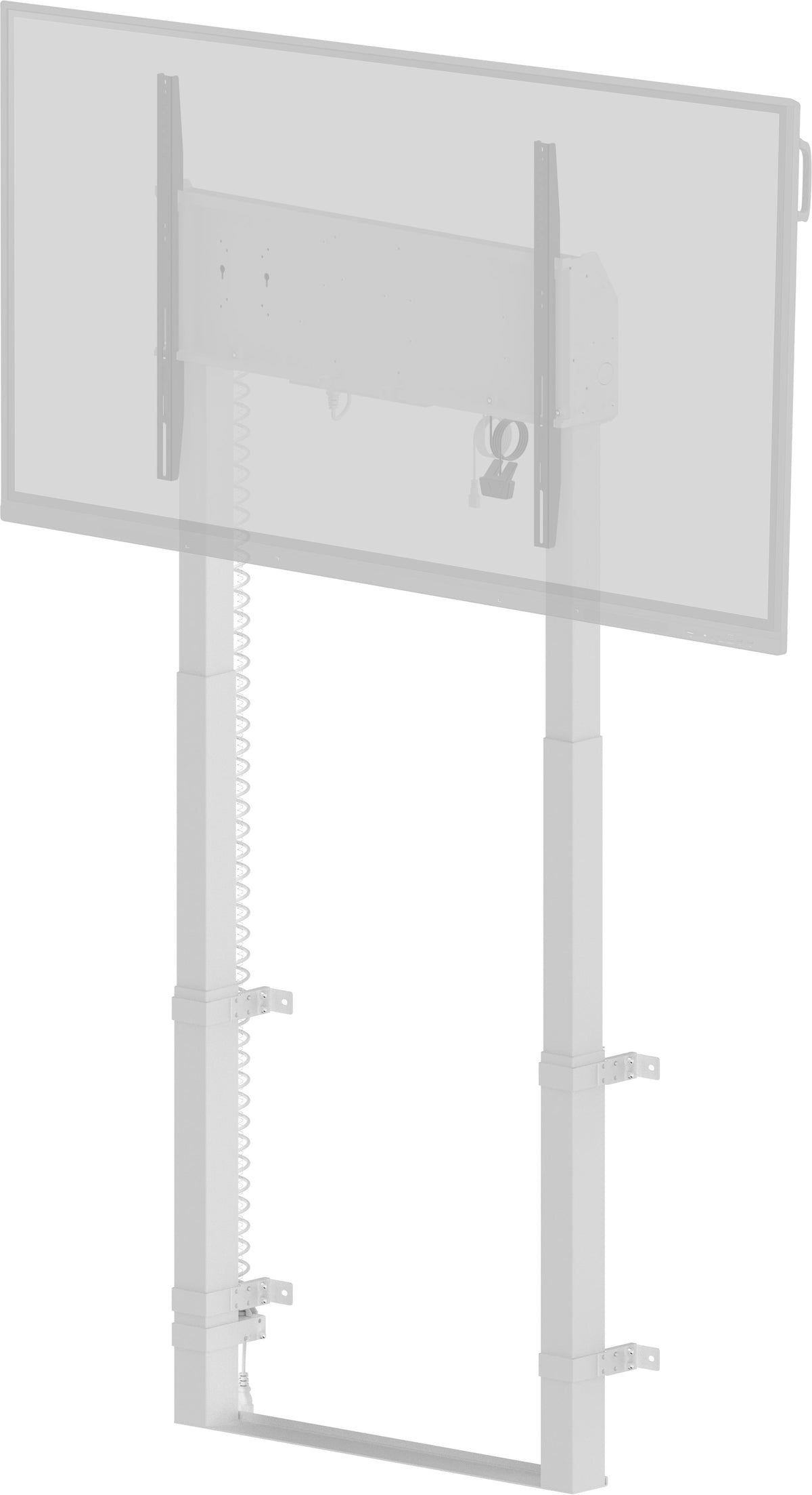 iiyama MD-WLIFT2031-W1 Flachbildschirm-Tischhalterung 2,67 m (105") Flur Weiß