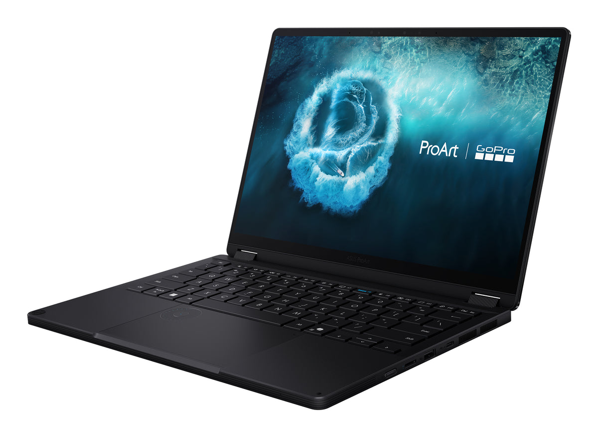 ASUS ProArt GoPro Edition PX13 HN7306EAC-LX092X Copilot+ PC AMD Ryzen AI Max+ 395 Hybrid (2-in-1) 33,8 cm (13.3") Touchscreen 3K 128 GB LPDDR5x-SDRAM 2 TB SSD Wi-Fi 7 (802.11be) Windows 11 Pro Schwarz