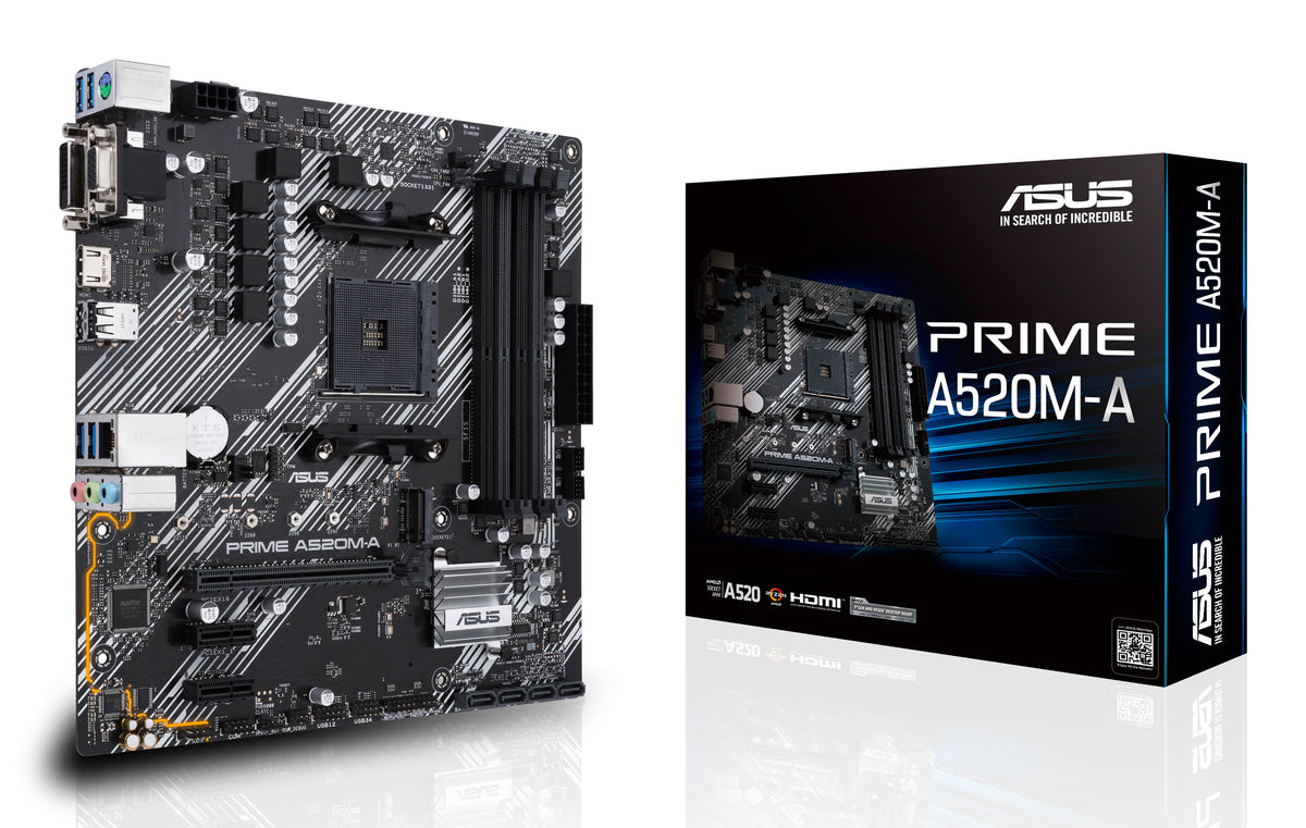 ASUS PRIME A520M-A II/CSM AMD A520 Sockel AM4 micro ATX