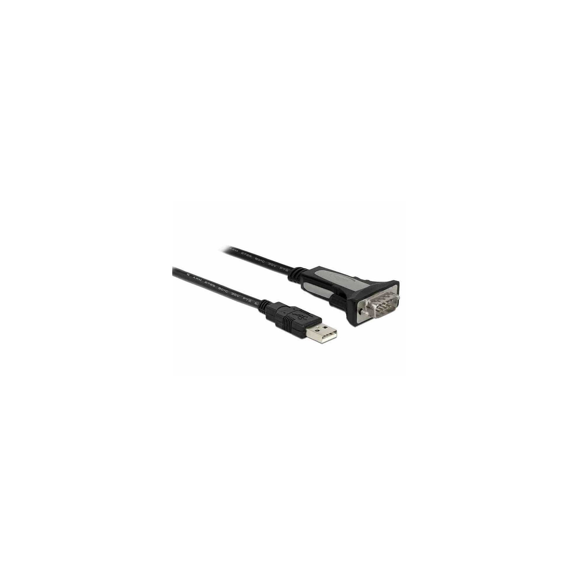 Delock Adapter USB-A zu Seriell DB9 RS-232